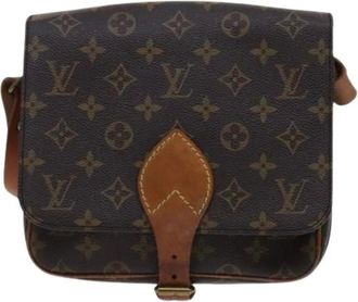 Louis Vuitton Pre-owned Cross Body Bags, female, Brown, Size: ONE SIZE Pre-owned Cartouchiere Handbag