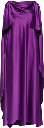 Rhea Costa Wafa Plum dress - women - Polyester/Spandex/Elastane - 42 - Purple