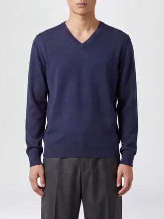 Brunello Cucinelli Maglia con scollo a V in misto cashmere e lana