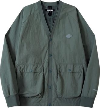 SPOONYARD front pocket cardigan - unisex - Recycled Nylon - S - Green