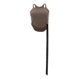 Rick Owens Basic Tank Cropped - - Tops - Donna - Marrone - M