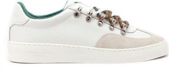 Scotch & Soda White Leather Low Top Mens Sneakers
