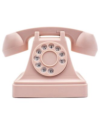 Zunammy Zummy Retro Style Wireless Handset Rotary Dial Phone