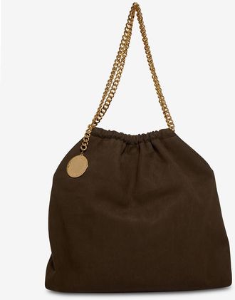 Stella McCartney Mittelgrosse Schultertasche aus Kunstwildleder Falabella