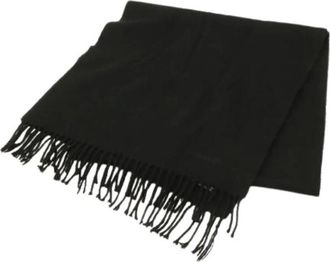 Herm&egrave;s Pre-owned Stole - Dames - Vintage Accessoires - Zwart - ONE Size - Kasjmier - Vintage
