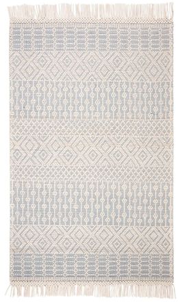 Safavieh Alfombra bohemio de lana blanco/gris, 122 x 183 cm