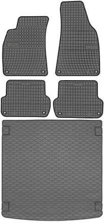 OEM Audi A4 B6 B7 Avant / Kombi De Noviembre De 2001 A Marzo De 2008. Juego De Alfombrillas De Goma Para Coche + Alfombrilla Para Maletero