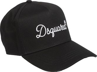 Dsquared2 Signature Structured Cotton Adjustable Cap