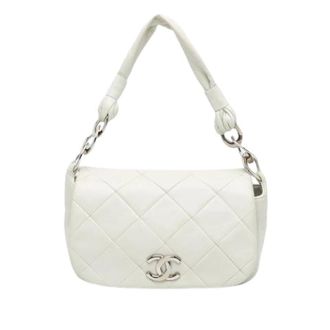 Chanel Pre-owned Shoulder Bags, female, White, Size: ONE SIZE Pre-owned Vintage Shoulder Bag