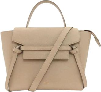 Celine Pre-owned Handbags, female, Beige, Size: ONE SIZE Pre-owned Vintage Handbag