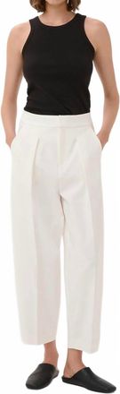 Inwear Zella Barrel Pant In Whisper White
