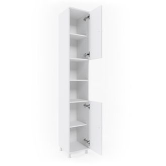 Vicco Armario De Ba&ntilde;o Fynn, Blanco, 30 X 190 Cm