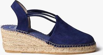 Toni Pons Womens Toni Pons TREMP Womens Wedge Sandals Navy - Blue - Size: 7