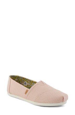 Toms Classic Alpargata Slip-On in Medium Pink at Nordstrom, Size 8.5