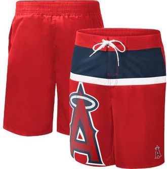 G-III Sports by Carl Banks Mens G-III Sports by Carl Banks Red Los Angeles Angels Sea Wind Swim Shorts at Nordstrom, Size Small