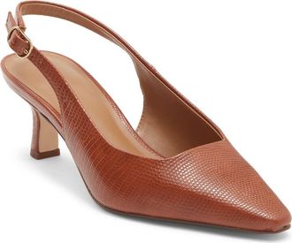 Nordstrom Rack Gwen Pump in Brown Lizard at Nordstrom Rack, Size 9.5