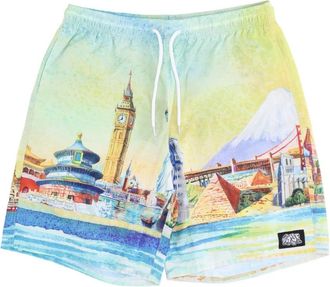 HUF Lichte Nylon Easy Trekkoord Shorts - Heren - Korte Broeken - Veelkleurig - XL - Nylon - Korte Broeken