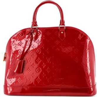 Louis Vuitton Alma Vernis PM tas met monogram - Rood