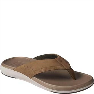 Reef Mens Cushion Norte Flip Flops In Tan