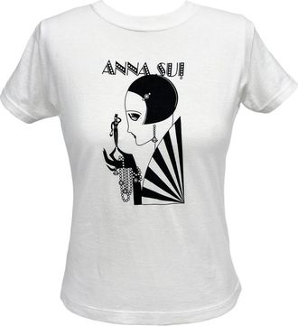 Anna Sui Mad Cap Heiress Baby T-Shirt in Black Multi at Nordstrom, Size Small
