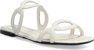 Valentino Garavani Chain 1967 Slides - White