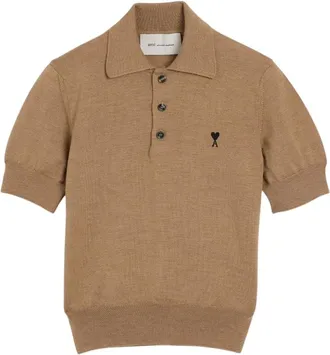 Ami Dames, Tops, Beige, Maat: M Wol
