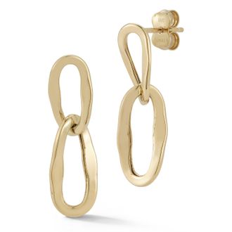 Ember Fine Jewelry 14K Gold Link Drop Earrings