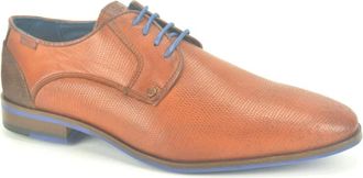 Berkelmans Schoenen, Heren, Bruin, 46 EU, Leer, Geprinte Geklede Schoenen