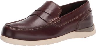 Cole Haan Mens Grand Atlantic Penny Loafer In Brown/charcoal Gray