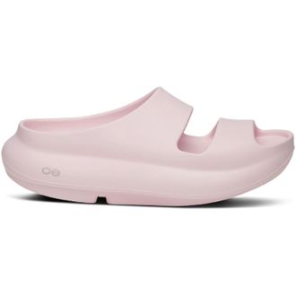 Oofos Womens OOyea Slide Sandals Pink 11