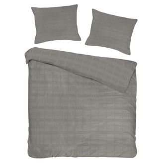 OEM Biancheria Da Letto In Cotone 220x200 Marsela Premium Satin - Raso Grigio