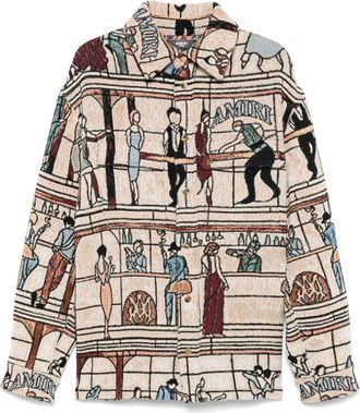 Amiri tapestry overshirt - Neutrals