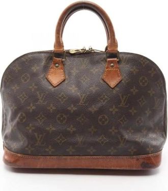 Louis Vuitton Pre-owned Handbags, female, Brown, Size: ONE SIZE Pre-owned Canvas handbags