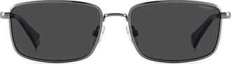 Polaroid PLD 6227/S/X Polarized KJ1/M9 Mens Sunglasses Silver Size 56