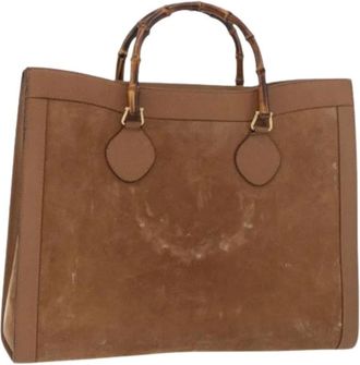 Gucci Pre-owned Tote Bags, female, Brown, Size: ONE SIZE Pre-owned Vintage Tote Bag