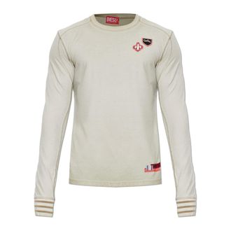 Diesel Heren, Tops, Groen, Maat: 2XL Katoen