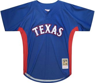 Mitchell & Ness Maglia da baseball MLB Texas Rangers 2010 Vladimir Guerrero - Blu