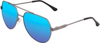 Sixty One Sunglasses Costa Polarized Sunglasses in Gunmetal/blue at Nordstrom