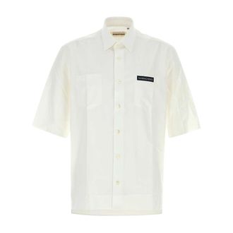 Namacheko Guardia Shirt - Heren - Korte mouwen Overhemden - Wit - L - Katoen - Overhemden