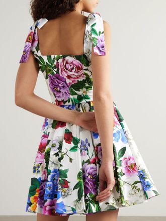 Robe Dolce & Gabbana En Dentelle Imprimée Florale - Taille 42 Italienne - Occasion Très Bon état