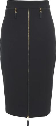 Elisabetta Franchi Mujer, Faldas, Negro, Talla: L