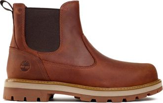 Timberland Mens Britton Road Mid Boots - Brown Leather - Size UK 11.5