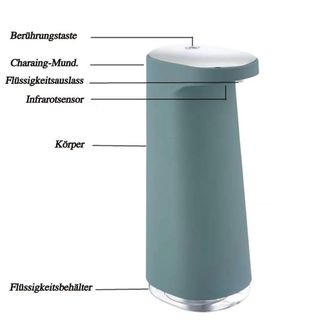 OEM Dispensador De Jab&oacute;n El&eacute;ctrico Autom&aacute;tico De Pared De 380 Ml Sin Contacto, Con Sensor, Carga Usb Y Tipo Espuma