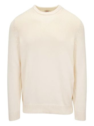 Faherty crew-neck sweater - Neutrals