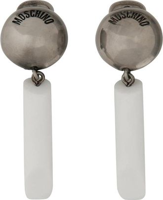 Moschino Bijoux White - Dames - Oorbellen - Wit - ONE Size - Accessoires