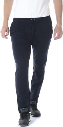 Daniele Alessandrini Slim-fit Trousers, male, Blue, Size: M Peter Straight Trousers