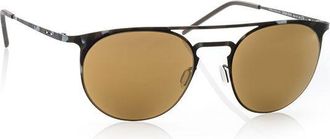 Italia Independent II 0206 093.000 Mens Sunglasses Tortoiseshell Size 52