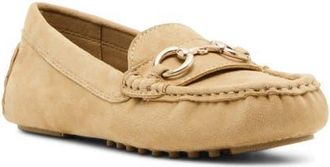 Anne Klein Chrystie Bit Loafer in Tan Suede at Nordstrom, Size 5.5