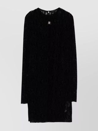 Givenchy long-sleeve crew-neck mini dress