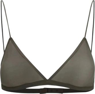 Calvin Klein Ruby Triangle Bra - Dames - Ondergoed - Grijs - Maat: S Nylon